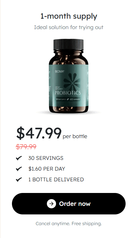 Bioma Probiotics 6